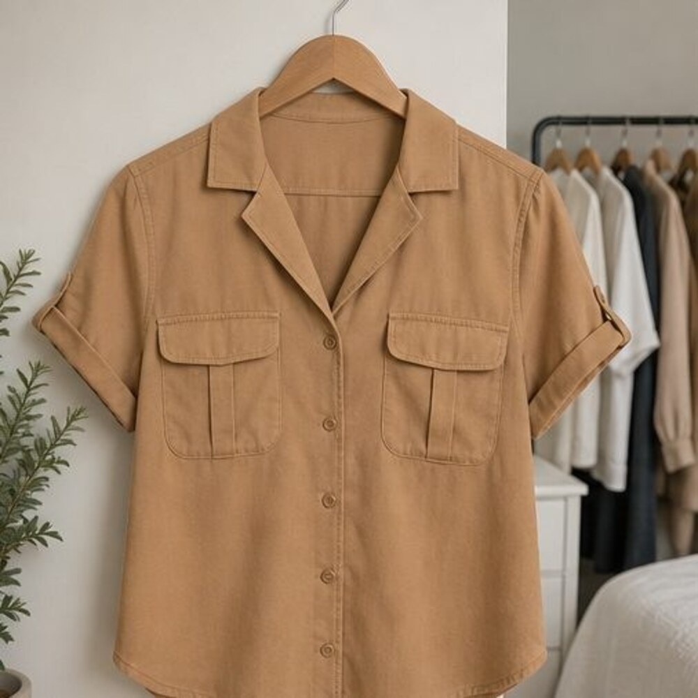 Rust Tunic Blouse